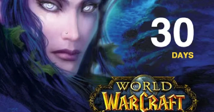 WOW WORLD OF WARCRAFT 30 DAYS TIME CARD (USA)