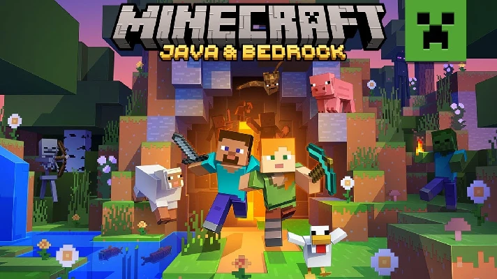 Minecraft: Java & Bedrock Edition (Deluxe Edition) PC🔑