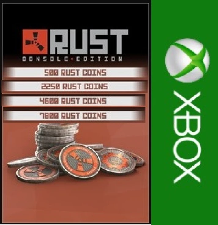 ☑️⭐RUST COINS XBOX⭐500 - 7800 XBOX ⭐Activation⭐☑️ъ