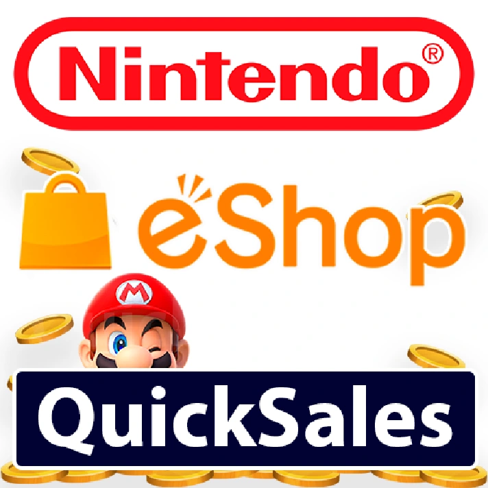 AUTO🚀NINTENDO eSHOP 10•20•50🔵USA GIFT KEY CODE ПОПОЛН