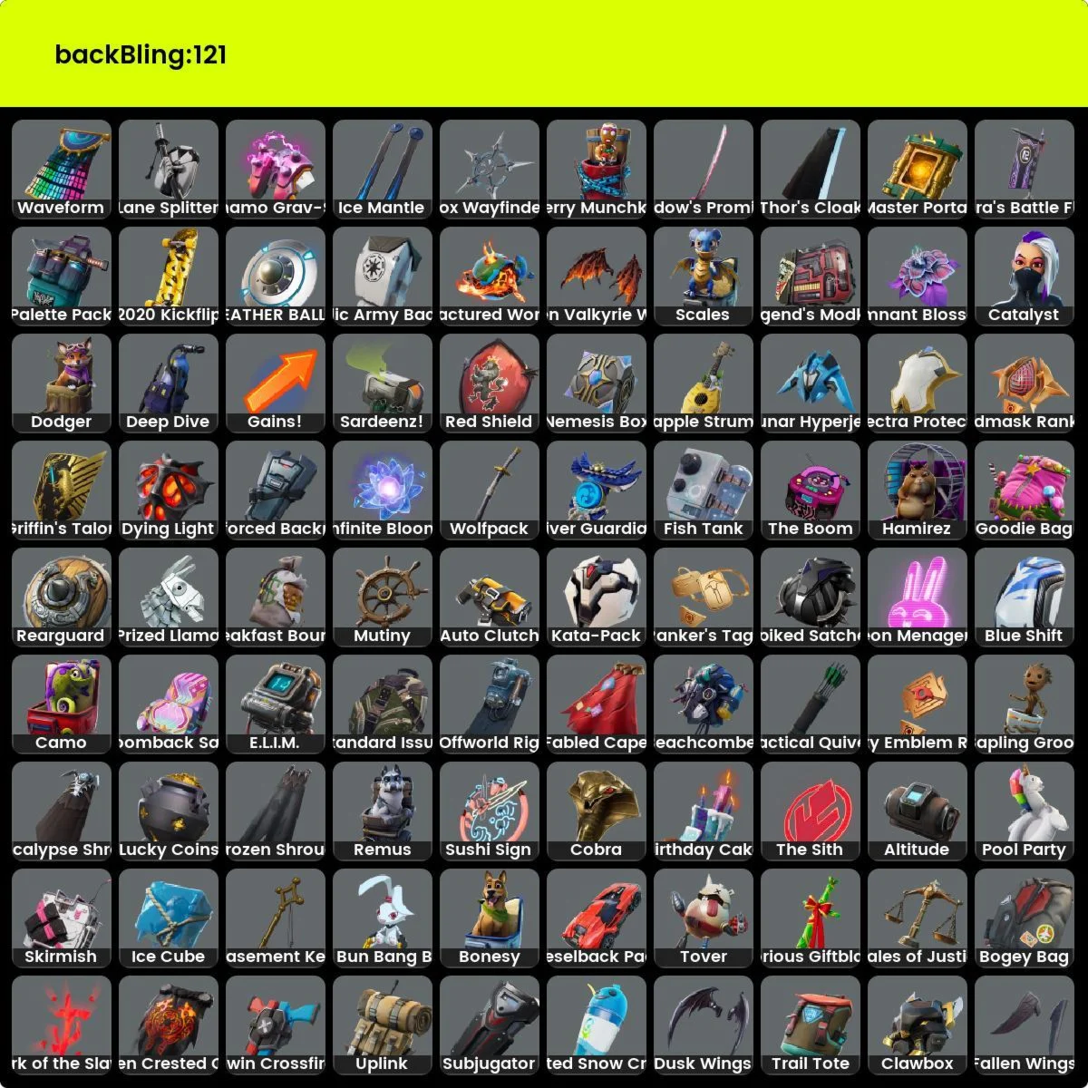 FORTNITE  [114 skins] Full access + 