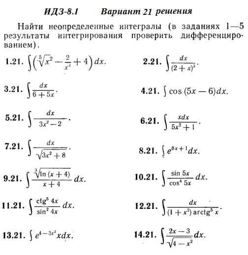 Answers to IDZ 8.1 option 21 Ryabushko part 2