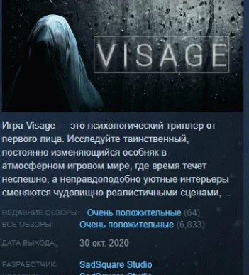 Visage  АВТОДОСТАВКА STEAM GIFT РОССИЯ
