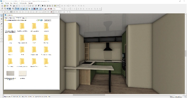 Kitchen library 2023 for PRO100 PRO100 6.4 KRAY