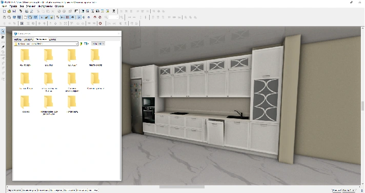 Kitchen library 2023 for PRO100 PRO100 6.4 KRAY