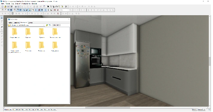 Kitchen library 2023 for PRO100 PRO100 6.4 KRAY