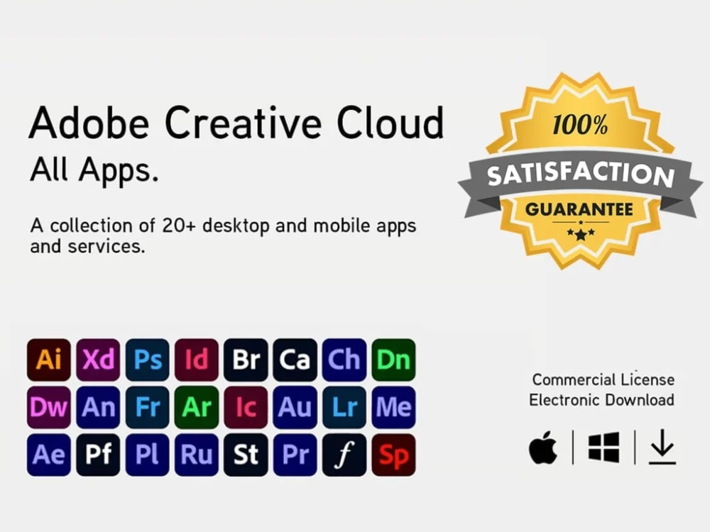 ????️ ADOBE CREATIVE CLOUD ALL APPS ️12 Months ACCOUNT