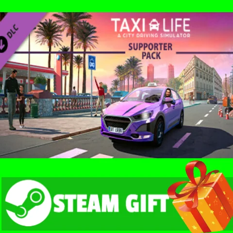 ⭐️ВСЕ СТРАНЫ+РОССИЯ⭐️ Taxi Life - Supporter Pack STEAM