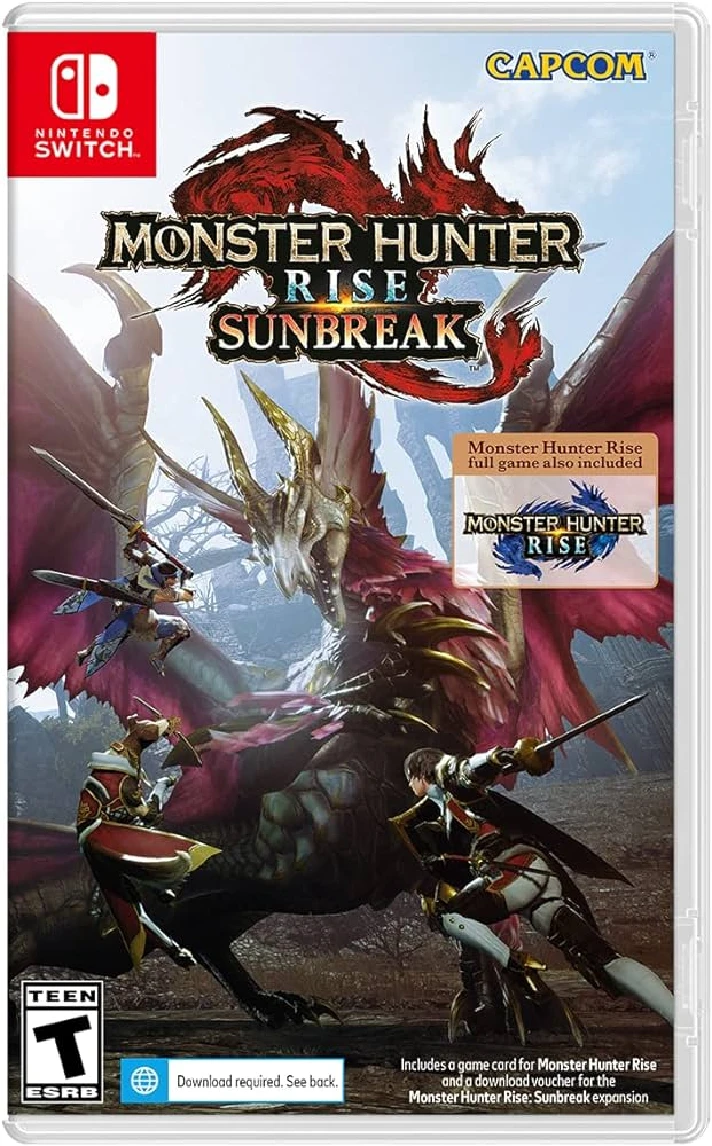 Nintendo Switch🟥Monster Hunter Rise + Sunbreak