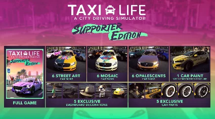 🟨 Taxi Life A City Driving Simulator XBOX | АКТИВАЦИЯ ✅