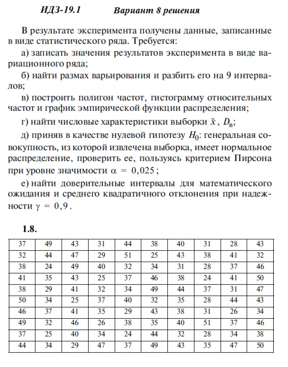 Answers to IDZ 19.1 option 8 Ryabushko part 4