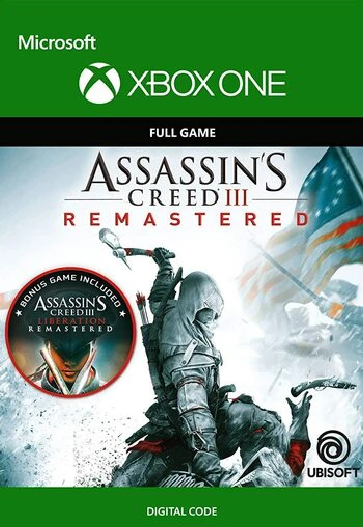 ASSASSIN´S CREED III REMASTERED ✅ XBOX 🔑KEY