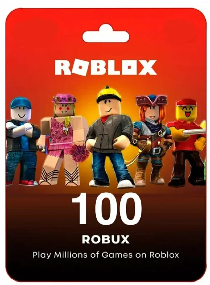 Roblox🔑: Gift Card 100-200 Robux 🌍Global⭐️