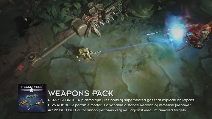 📀HELLDIVERS™ Weapons Pack - Steam Key [RU+WW]