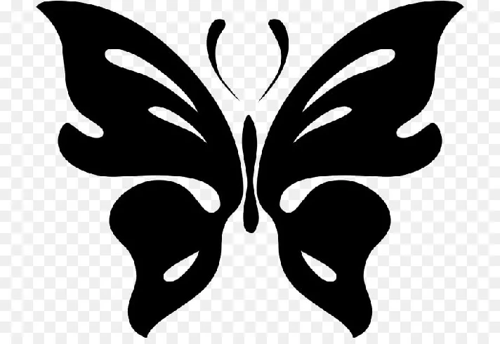 Butterfly stencils for cutting out templates