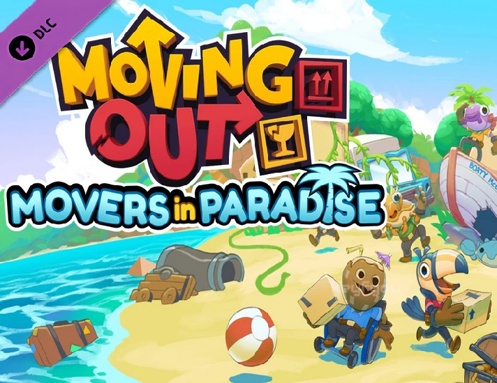 🔑 Moving Out - Movers in Paradise DLC (Steam, Global)