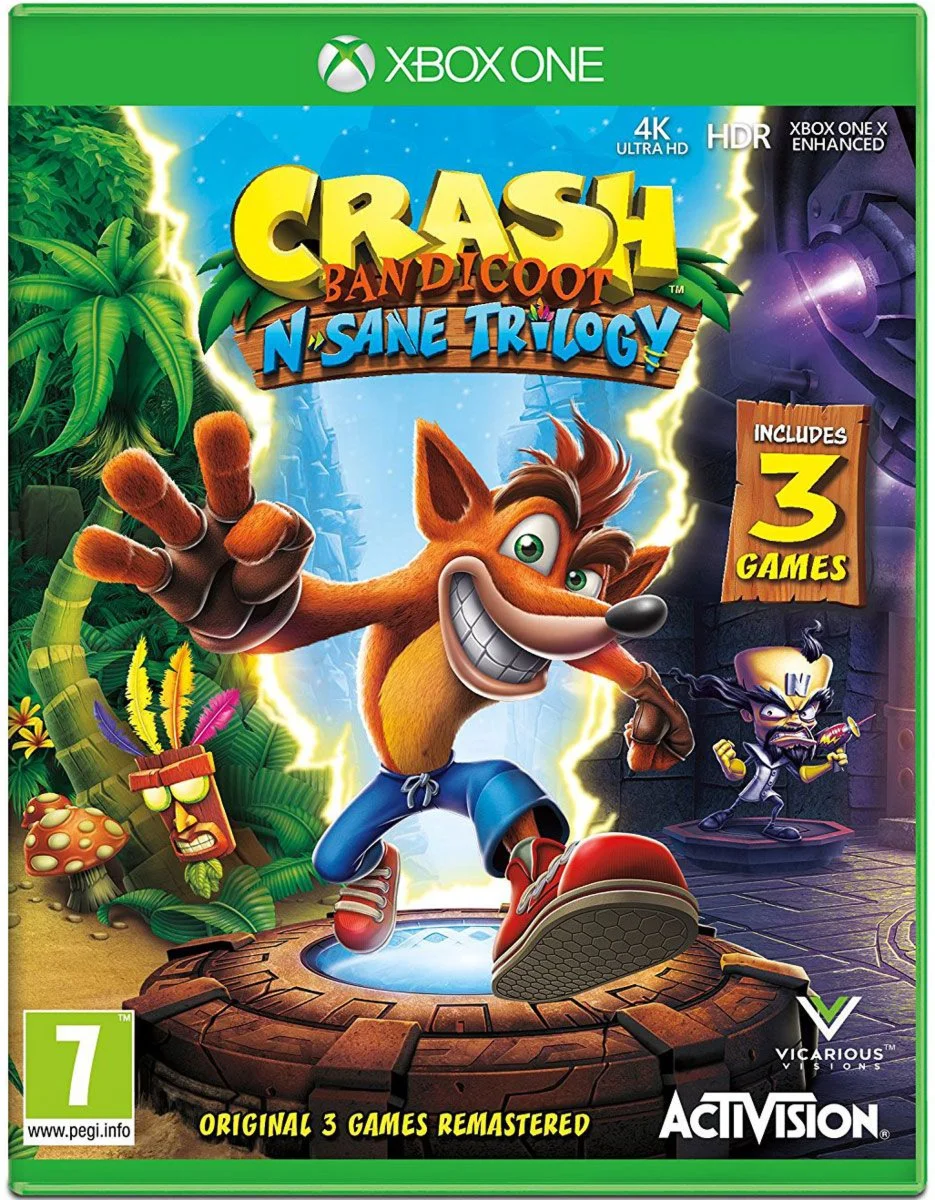 Crash Bandicoot N. Sane Trilogy XBOX ONE/X|S / КЛЮЧ