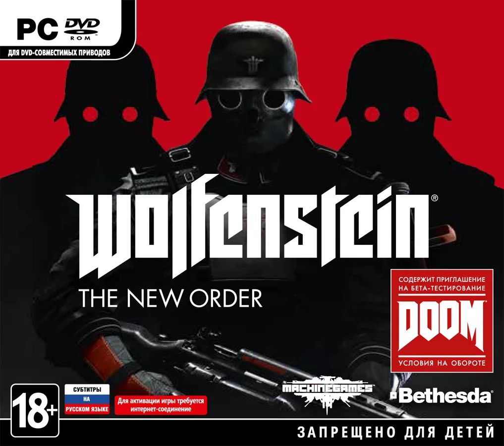 👻Wolfenstein: The New Order   (Steam/Русский)