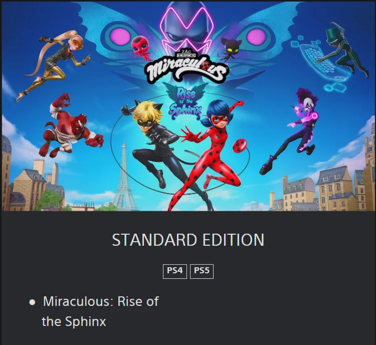 Miraculous: Rise of the Sphinx  PS4 / PS5 ТR