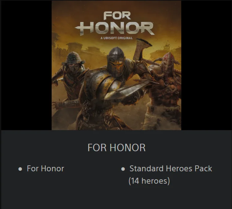 FOR HONOR  PS4 / PS5 ТR