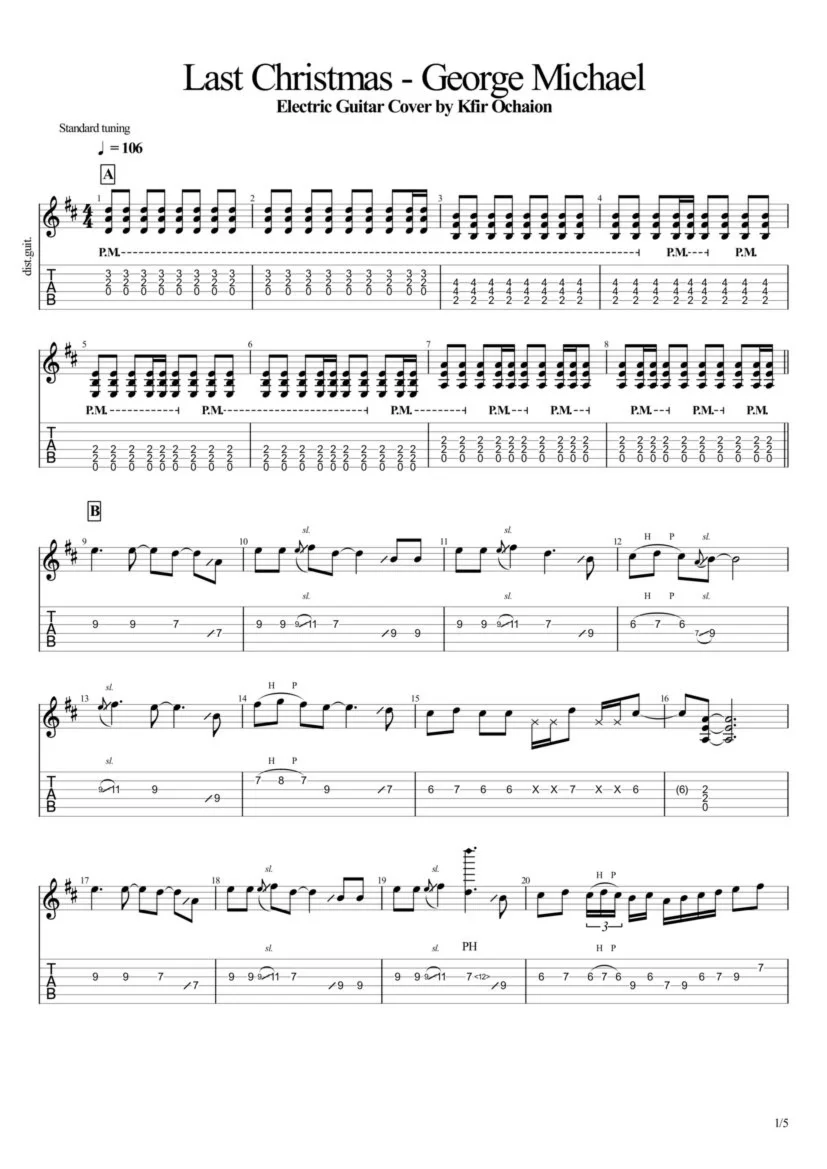 Tabs Kfir Ochaion - George Michael - Last Christmas