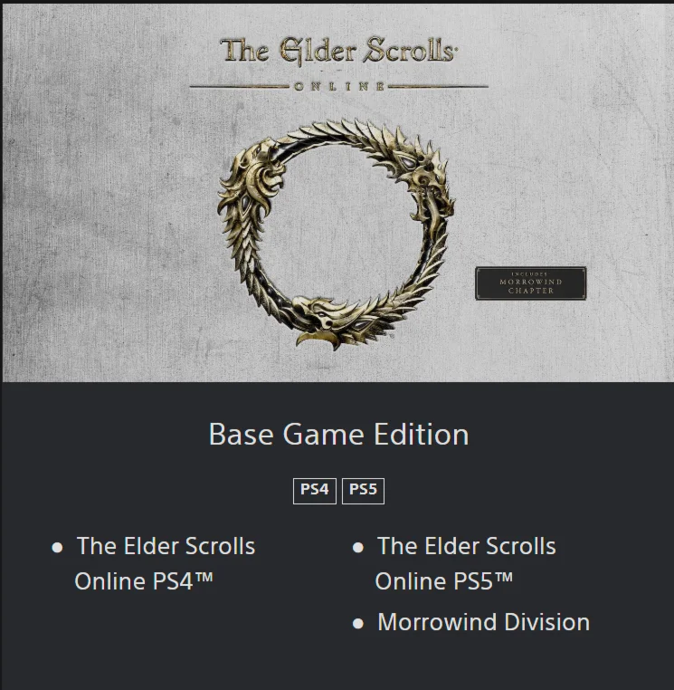 The Elder Scrolls Online  PS4 / PS5 Турция
