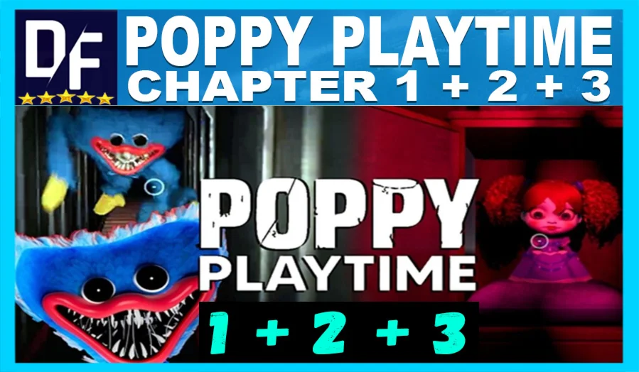 POPPY PLAYTIME 1 + 2 + 3 ЧАСТИПОДАРОКИГРЫна 90 дней