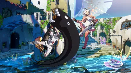 GGST Additional Battle Stage 5 Fallen Prayer Engulfed