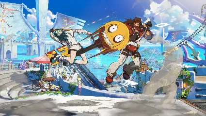 GGST Additional Battle Stage 5 Fallen Prayer Engulfed
