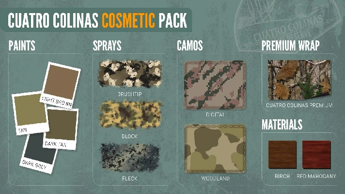 theHunter Call of the Wild Cuatro Colinas Cosmetic Pack