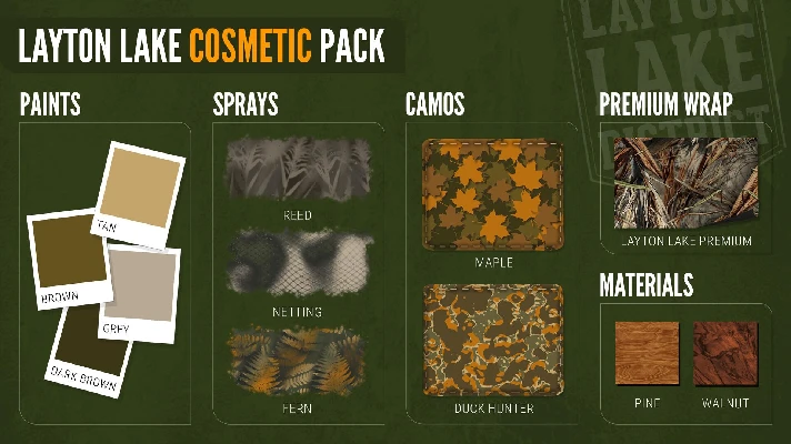 ✅theHunter: Call of the Wild Layton Lake Cosmetic Pack