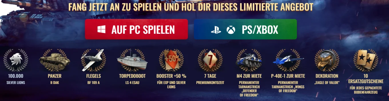 ️Старт набор Германии (7 дн прем,техника и др бонусы)