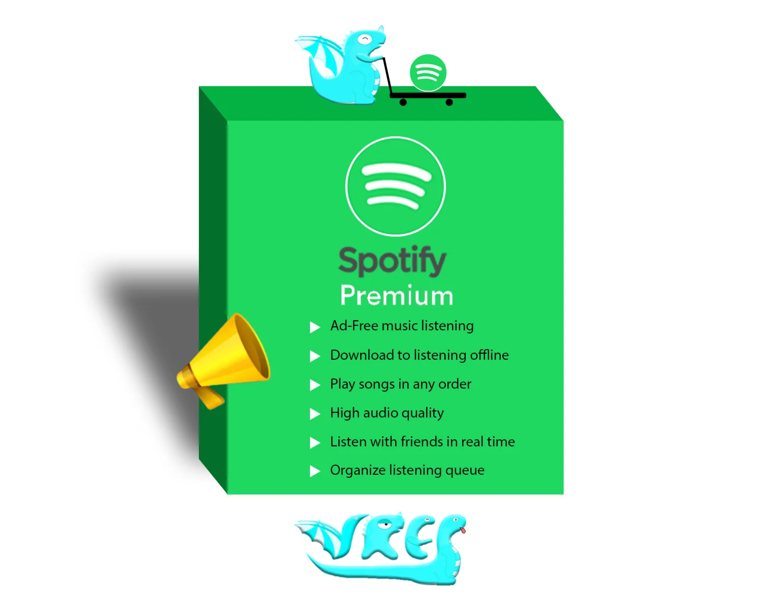 Spotify Премиум 6/12 месяцев. ЛИЧНОЕ