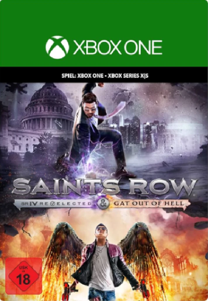 🔑KEY✅SAINTS ROW IV: RE-ELECTED GAT OUT OF HELL🎮XBOX✅