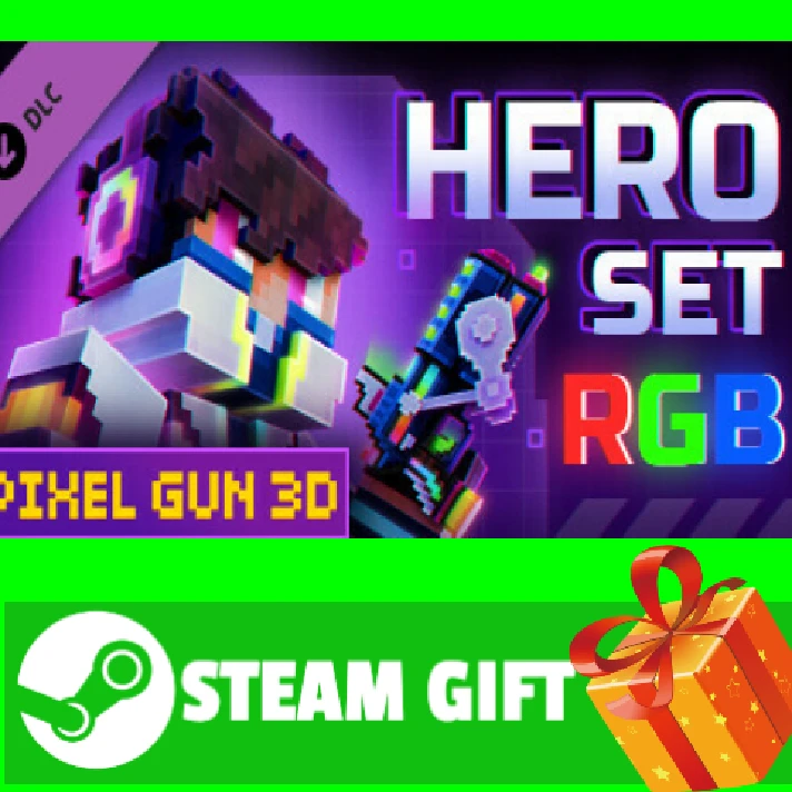 ⭐️ALL COUNTRIES⭐️ Pixel Gun 3D RGB Hero Set STEAM GIFT