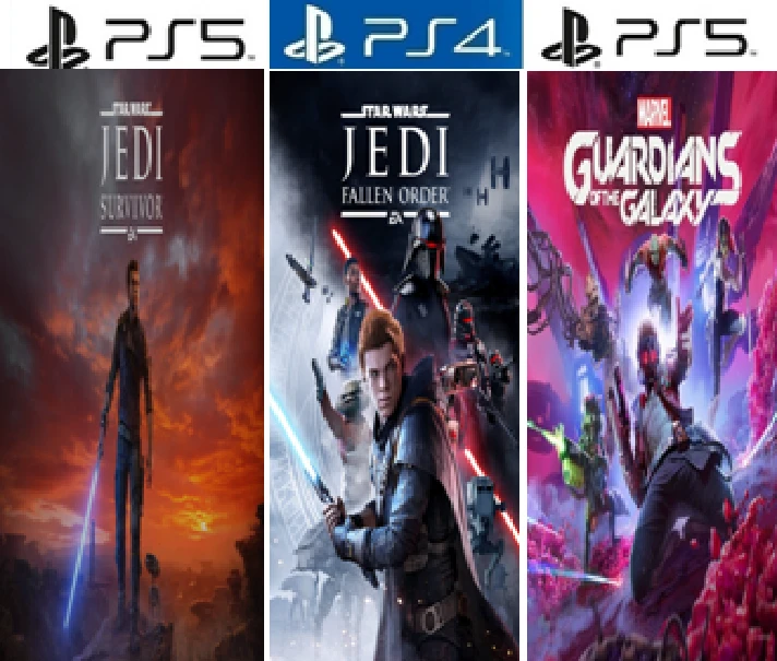 3in1StarWarsSurvivorPS5+(FallenOrder+MGOTG)-PS4PS5 Rent