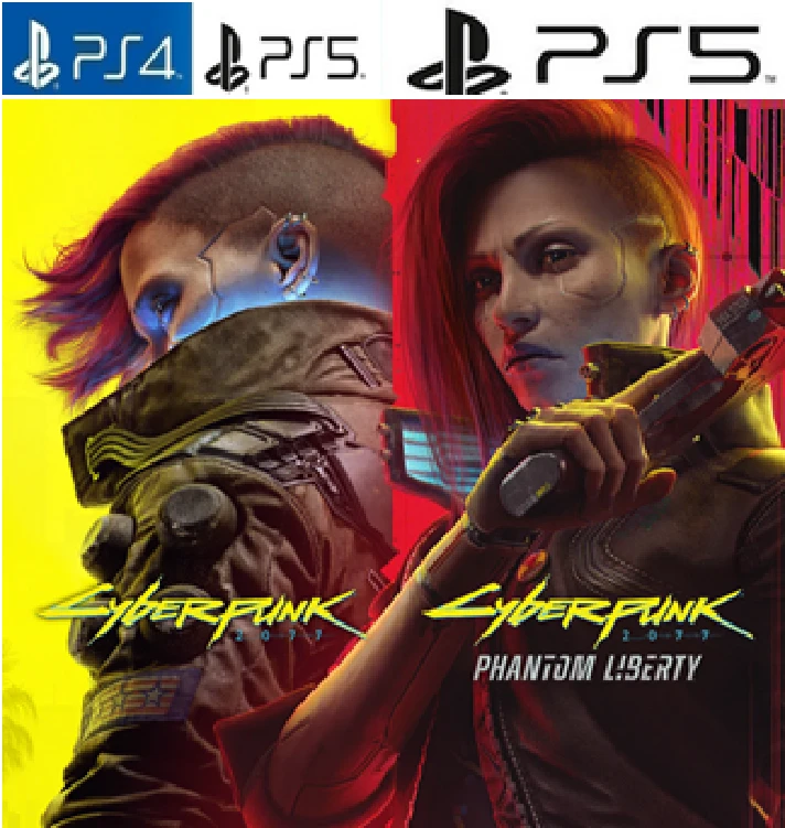 Cyberpunk 2077-PS4|PS5 + DLC Phantom Liberty-PS5 Rent