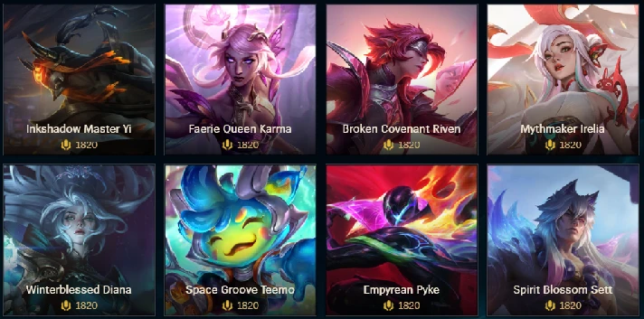 ✔️ Skin to your account  /1350 RP /1820 RP /3250 RP