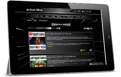 Black Silver CSS-Тема для каталога магазина Digiseller