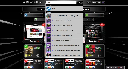 Black Silver CSS-Тема для каталога магазина Digiseller
