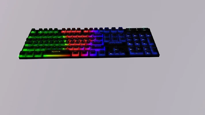 3D Model of Defender SPARK gaming keyboard