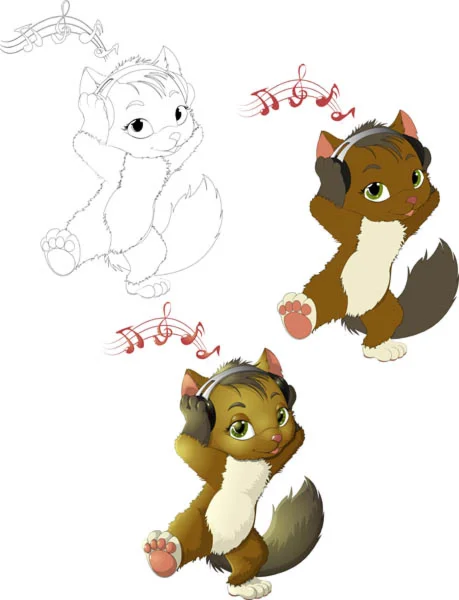 kitten and muzik