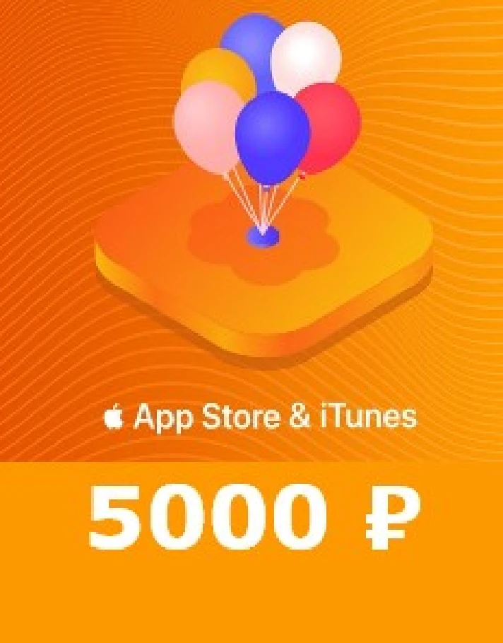 App Store iTunes gift card 5000 RUR for RUS iTune  ₽