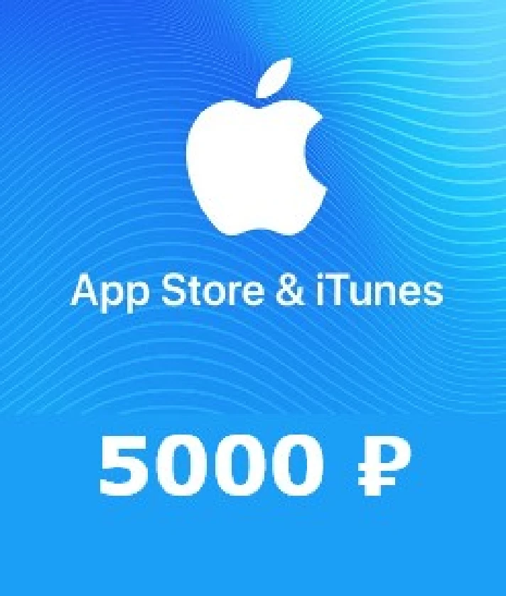 App Store iTunes gift card 5000 RUR for RUS iTune  ₽