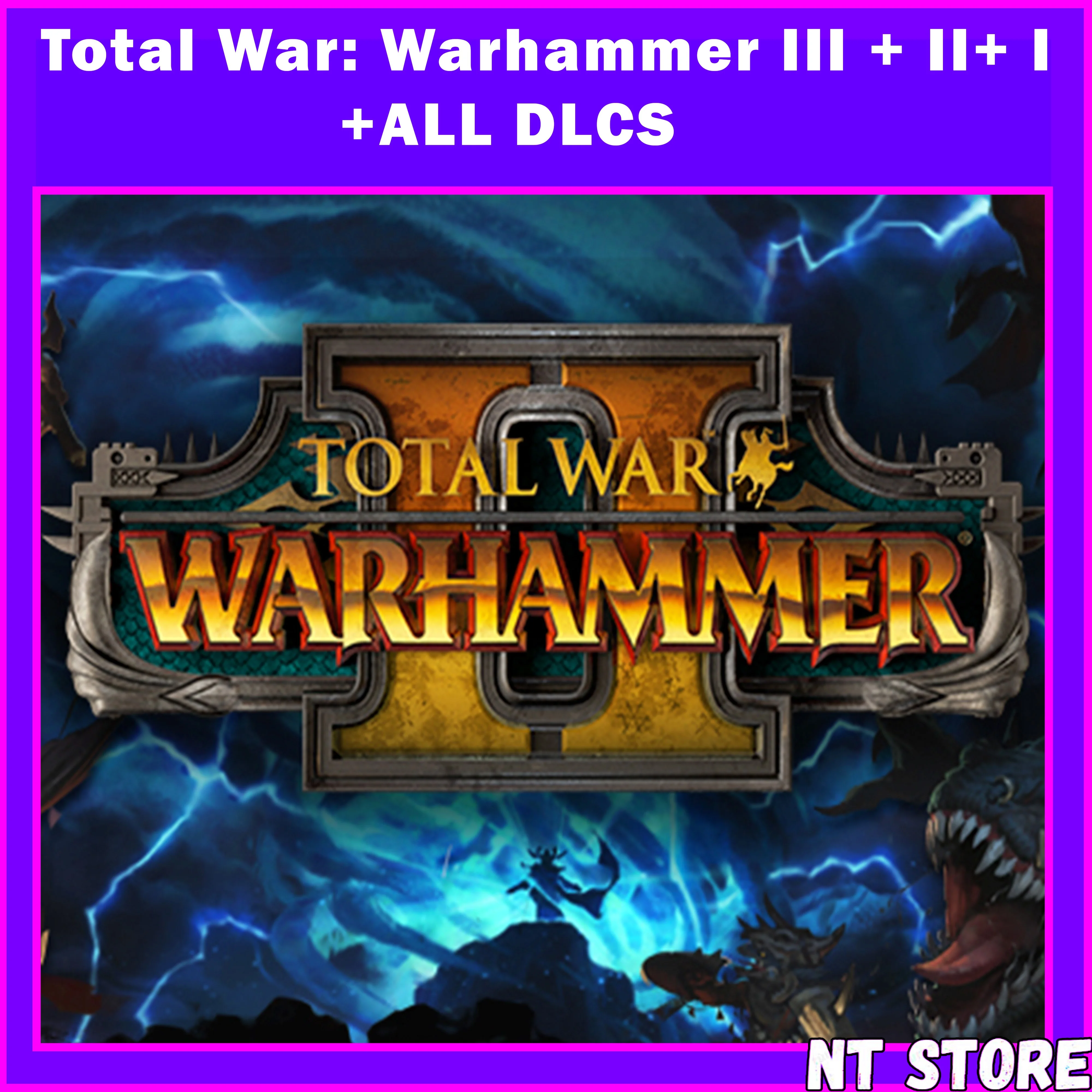 Total War: Warhammer 2 + 3 + 1 СО ВСЕМИ ДЛС  ️