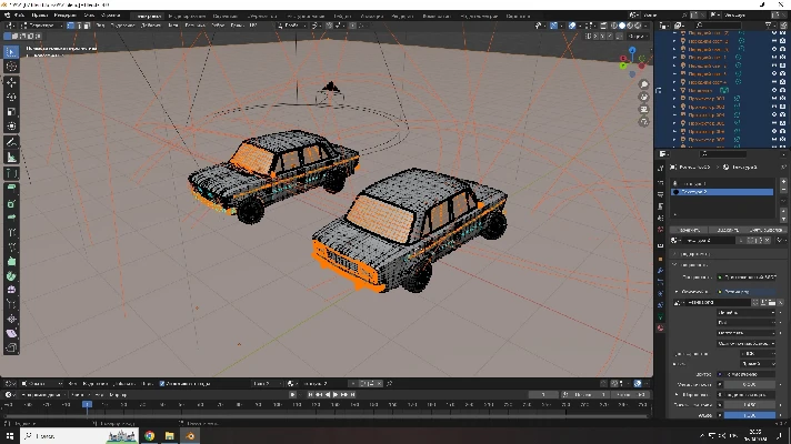 3D model of the car VAZ 2106 highly detailed