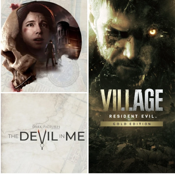 ❤️‍🔥 Devil in Me➕Res/Evil Village  XBOX Account