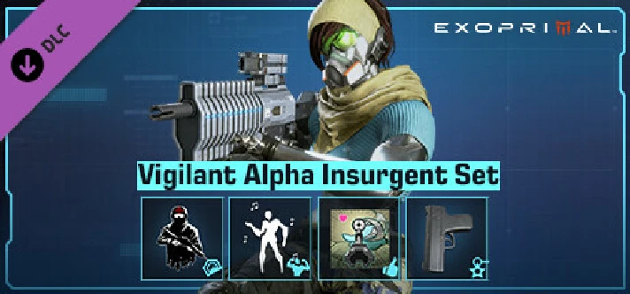 Exoprimal - Vigilant Alpha Insurgent Set DLC