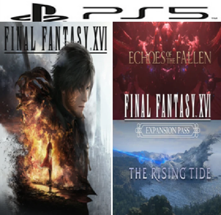 Final Fantasy 16+2 DLC: Echoes...+RisingTide PS5 Rent