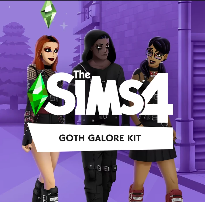 THE SIMS 4 GOTH GALORE KIT /EA/ORIGIN🐭